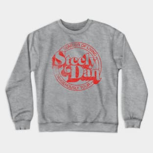 Retro Grunge-Style Steely Dan Crewneck Sweatshirt